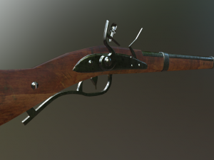springfield sample 1842 3D मॉडल