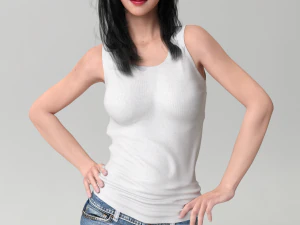 realistic korean beauty 3D Model