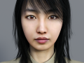 asian office lady Modelo 3D