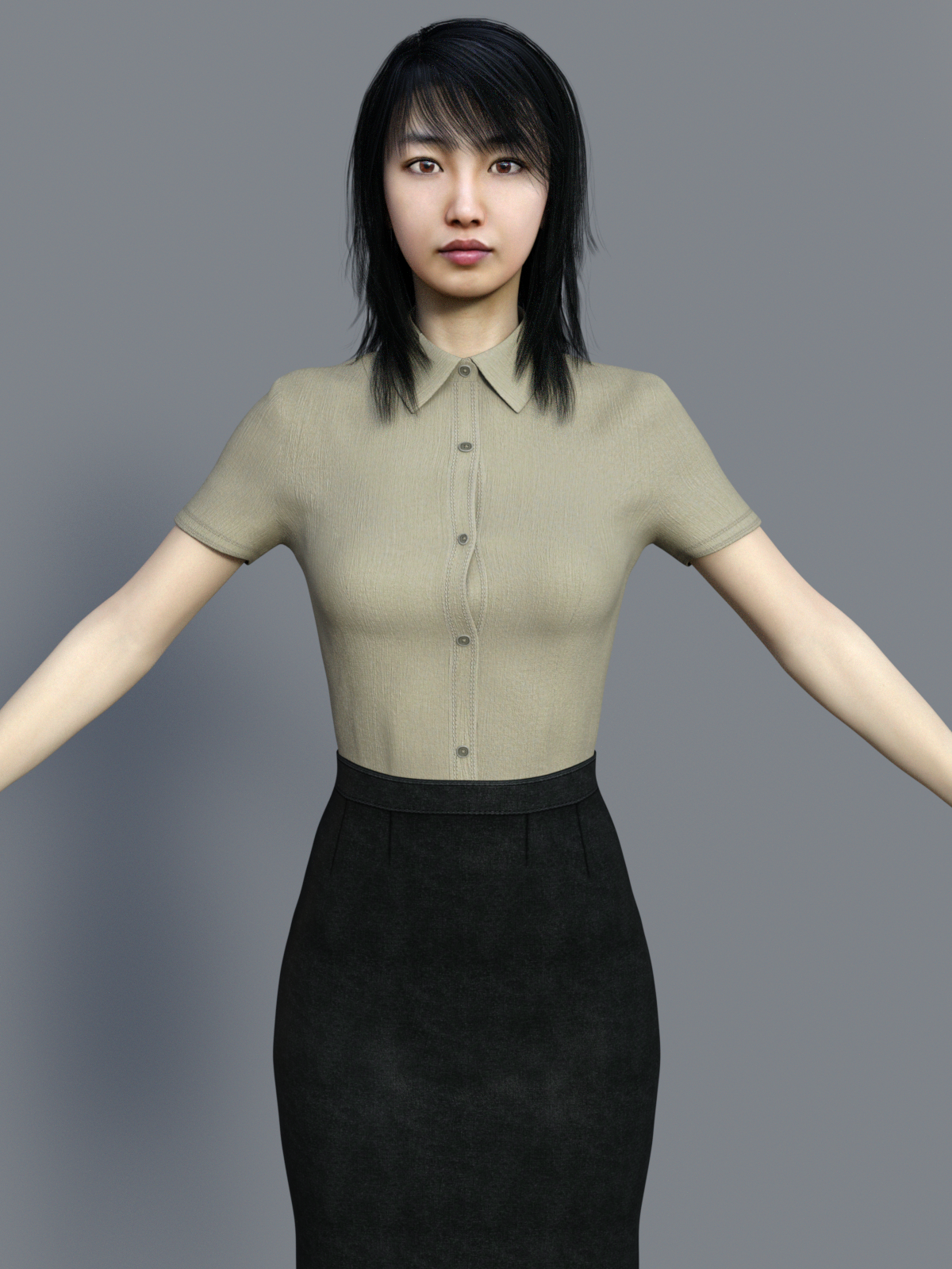 Asian Office Lady