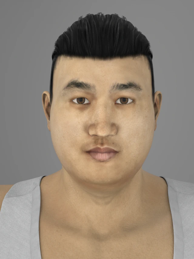 fat asian man 3D Model .c4d .max .obj .3ds .fbx .stl .blend 