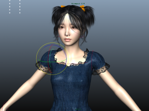 asian beautiful girl Model 3D