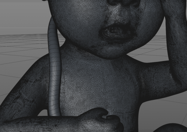 asian fetus 3D-Druckmodell .c4d .max .obj .3ds .fbx .stl .blend 