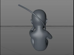 asian fetus 3D Print Model