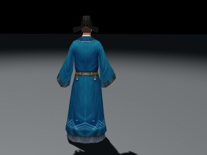 ancient chinese official 3D Model