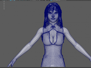 cheongsam beauty Model 3D
