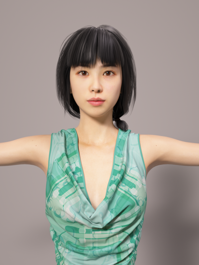 celebrity beauty 3D Модель .c4d .max .obj .3ds .fbx .stl .blend 
