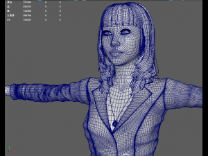 lady in red 3D Model