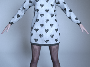 sweater woman 3D 모델
