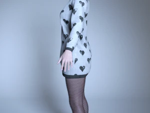 sweater woman 3D Model