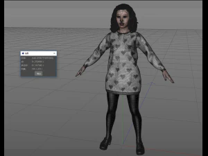 sweater woman 3D Model