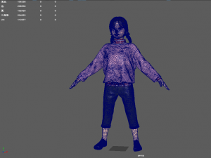 asian cute girl 3D 模型