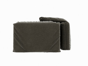 sofa baxter casablanca grey two-seat sofa 3D Model