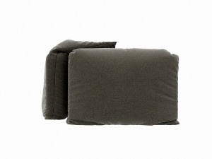 sofa baxter casablanca grey two-seat sofa 3D Model