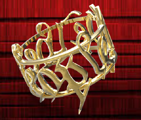 we the people ring 3D 프린트 모델 .c4d .max .obj .3ds .fbx .stl .blend 