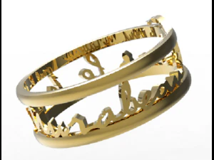 bague hommage apollinaire sous le pont mirabeau Modèles 3D en vedette