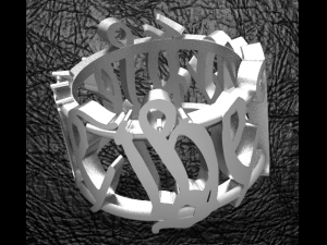 we the people mens ring 3D प्रिंट मॉडल