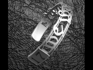 we the people bracelet 3D 프린트 모델