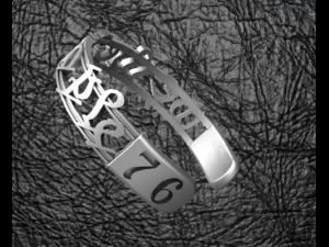we the people bracelet 3D Print Model