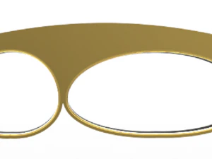 3 parmak klasik erkek y&uuml;z&uuml;k 3D Baskı Modeli