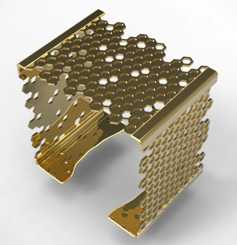 square bracelet hive elegant 3D Print Model .c4d .max .obj .3ds .fbx .stl .blend 