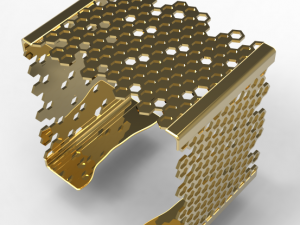 square bracelet hive elegant 3D Print Model