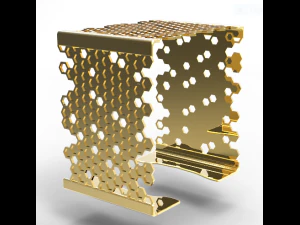 square bracelet hive elegant 3D Print Model