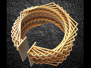 pentagon bracelet 3D Print Model
