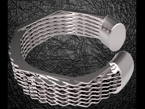 hexagon bracelet 3D Print Model