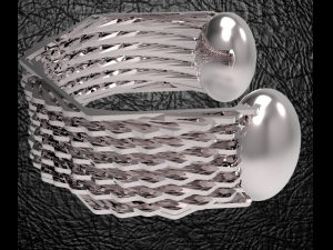 hexagonal bracelet 2 3D Print Model