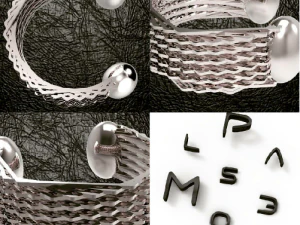 hexagonal bracelet 2 3D Print Model