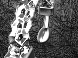 bouncing dodecahedron bracelet 3D 프린트 모델