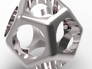 dodecahedron ring 3D Print Model