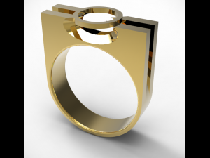 prong ring 3D Print Model
