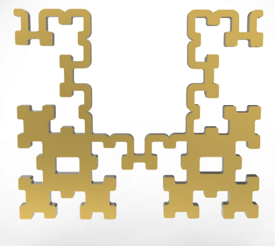 fractal pendant 3D Print Model .c4d .max .obj .3ds .fbx .stl .blend 