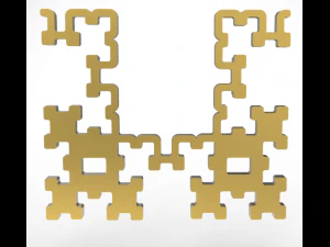 フラクタルペンダント 3Dプリントモデル