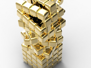 crazy cubes pendant 3D Print Model