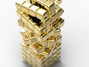 crazy cubes pendant 3D printmodel