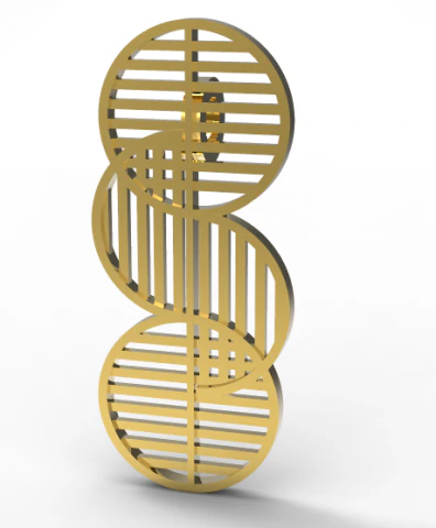 bauhaus pendant 2 3D Print Model .c4d .max .obj .3ds .fbx .stl .blend 