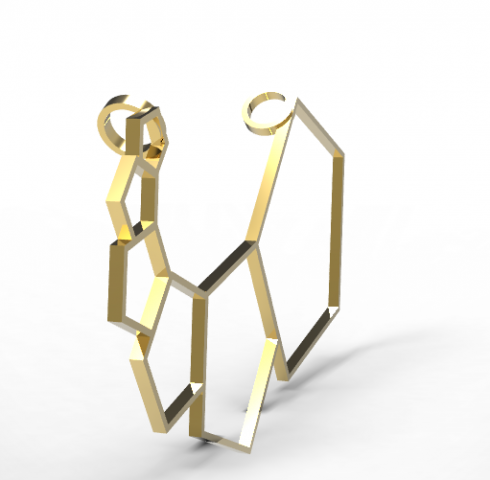 lunar pentagon pendant 3D Принт Модель .c4d .max .obj .3ds .fbx .stl .blend 