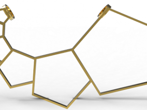 lunar pentagon pendant 3D Принт Модель