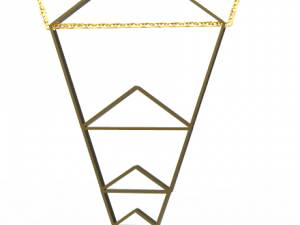 pentagon hole pendant 3D Print Model