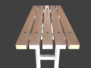 bench school 3D Model