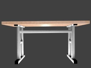 bench school 3D Model