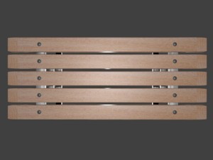 bench school Model 3D