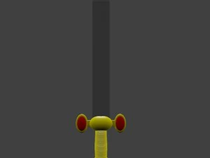 royal sword 3D Model