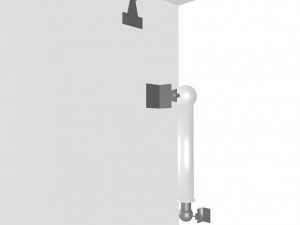 white cupboard 3D Model