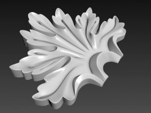 leaf decor ornament pattern 3D Модель