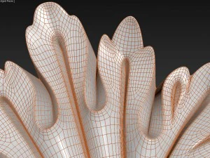 leaf decor ornament pattern 3D Model