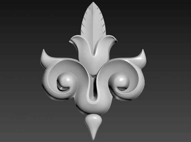 decorative element 3D Model .c4d .max .obj .3ds .fbx .stl .blend 